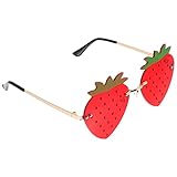 jojofuny Erdbeer Sonnenbrille Partybrille Party Brille Sonnenbrille...