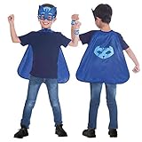 Amscan - Kinderkostüm Set PJ Masks Catboy, Umhang, Maske, Armband,...