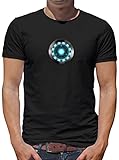 TShirt-People Arc Reactor T-Shirt Herren L Schwarz