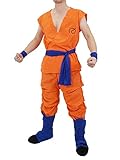 CoolChange Son Goku Cosplay Kostüm mit Überschuhen | Golden Frieza...