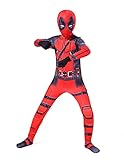 Leezeshaw Jungen-Superhelden-Deadpool-Kostüme, Unisex, Erwachsene,...