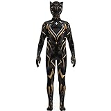 Ficlwigkis Black Panther Kostüm Kinder Superhero Cosplay Kostüme mit...