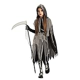 Spooktacular Creations Grim Reaper Girl Costume Glow in The Dark for...