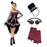 Morph Kostüme Deluxe Steampunk Kostüm Frauen Gothic Viktorianisch...