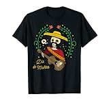 Dia De Los Muertos Camiseta Tag der Toten Halloween Kostüm T-Shirt