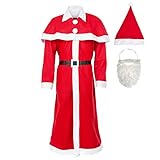 Idena 8580108 - Kostüm Weihnachtsmann, Santa Claus, Weihnachten,...