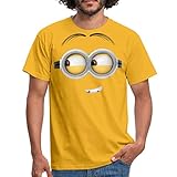 Spreadshirt Minions Dave Gesicht Kostüm Männer T-Shirt, M