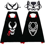 BSNRDX Superhelden Kinderkostüm Set 2pcs Black Panther Cosplay...