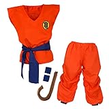 papapanda Kinder Kostüm Drachen Trainingsanzug Goku für Kinder und...