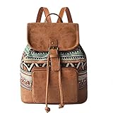 Rucksack Bohemien Klassisch Rucksackhandtaschen Klein Leder und...