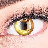 Farbige Gelbe Kontaktlinsen Anime Yellow Circle Lenses Heroes Of...