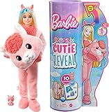 Barbie HJL60 - Cutie Reveal Puppe mit Lama-Kostüm, Traumland...